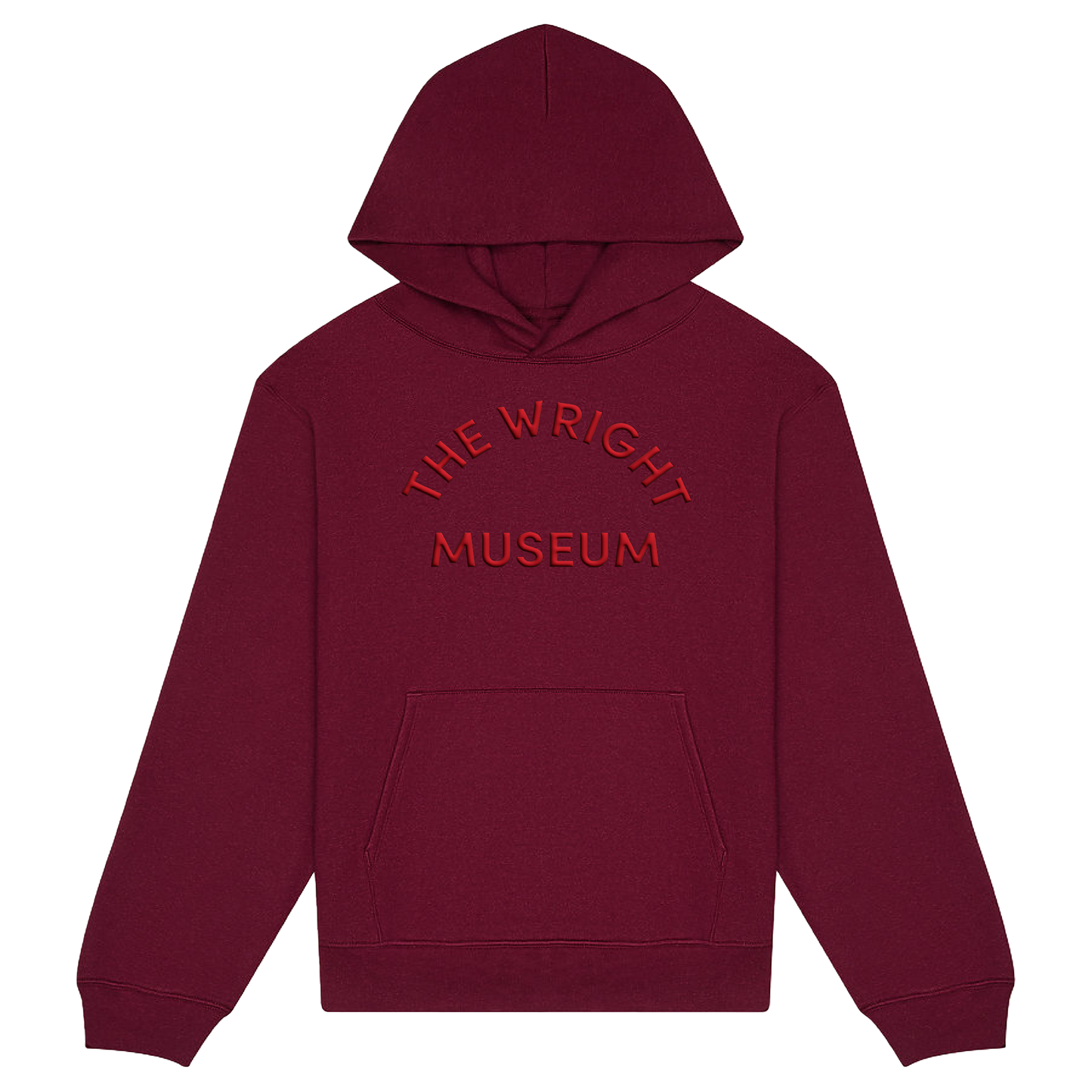 The Wright Museum Puff Hoodie (Burgundy)