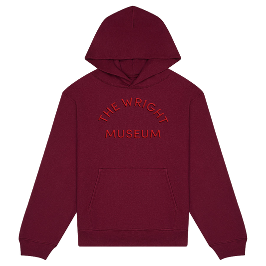 The Wright Museum Puff Hoodie (Burgundy)