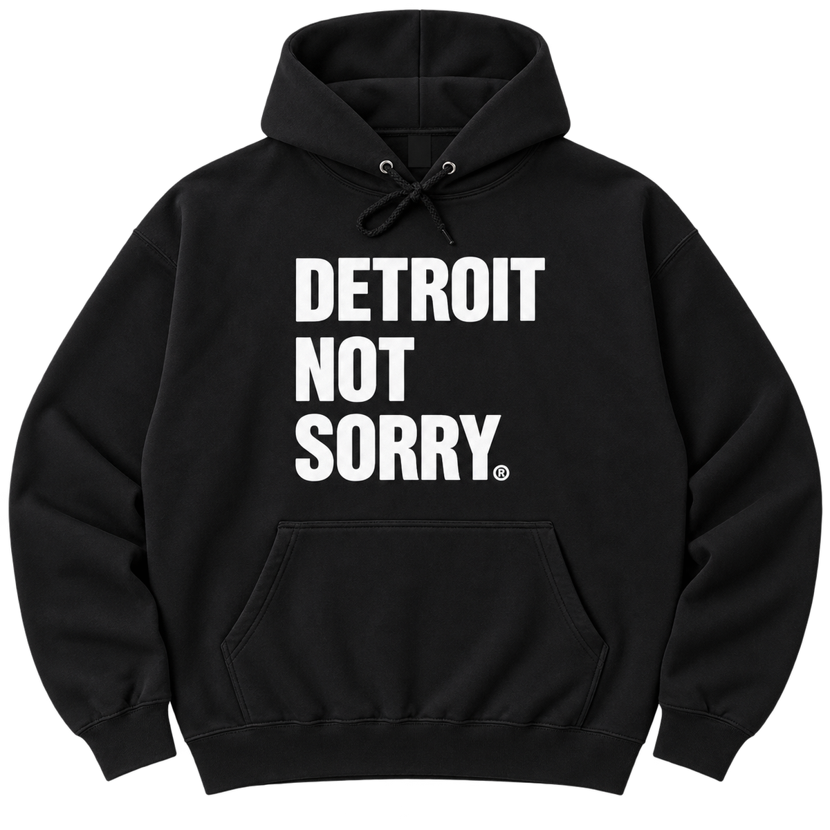 Detroit Not Sorry Hoodie (Black)*