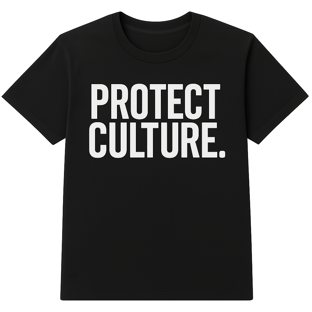 Protect Culture Shirt (Black)*
