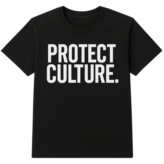 Protect Culture Shirt (Black)*