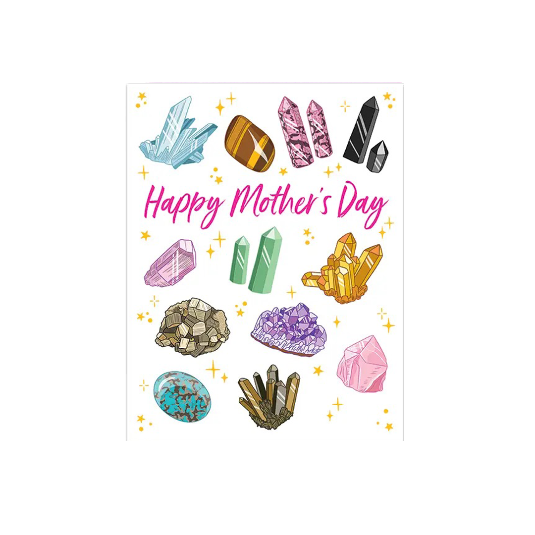 Crystals Mother's Day Greeting Card