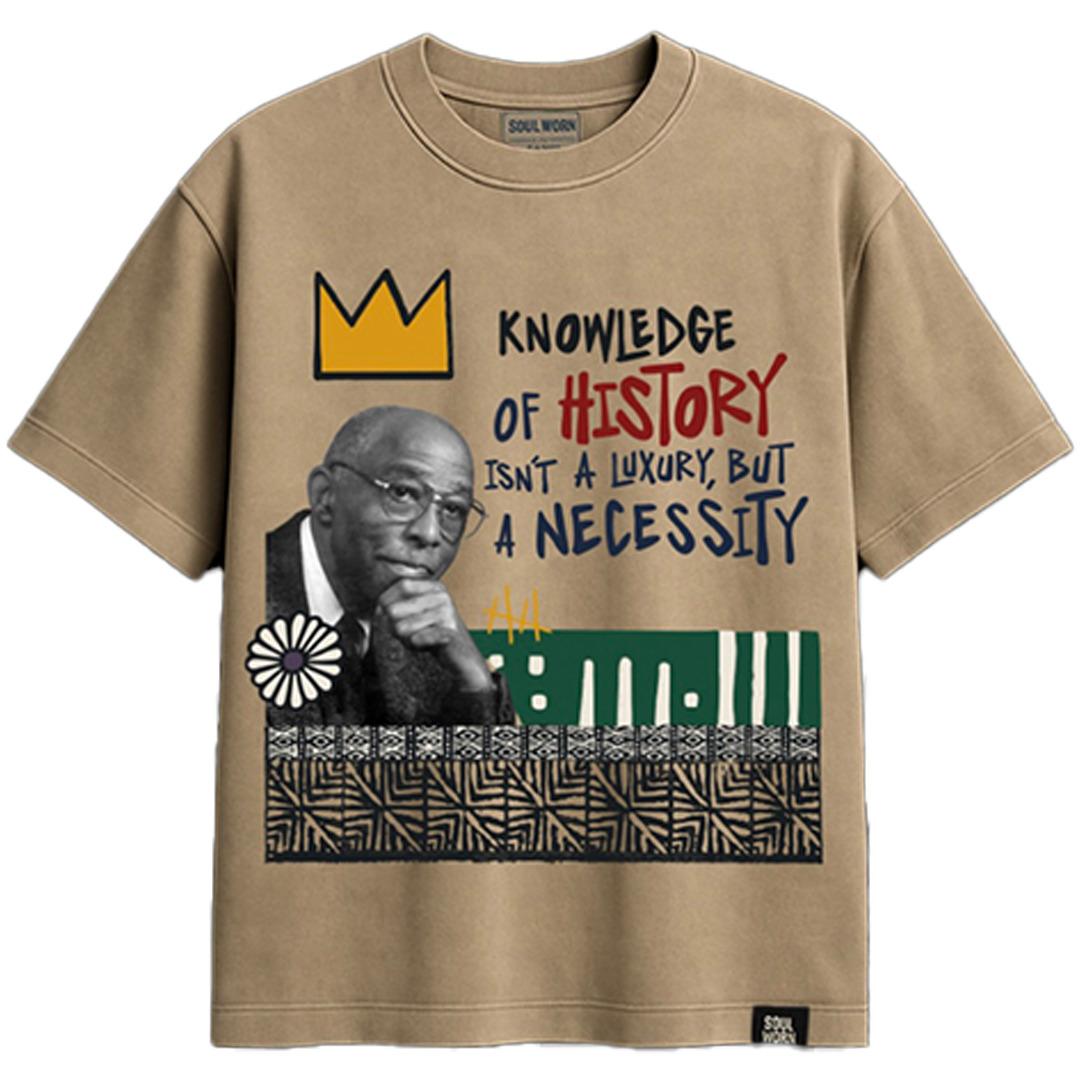 Dr. Wright Crown & Legacy T-Shirt (Tan)