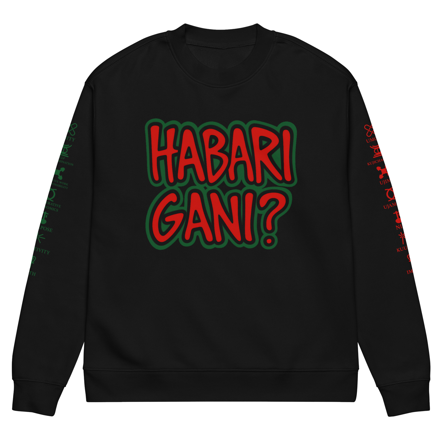 Habari Gani? Kwanzaa Crewneck