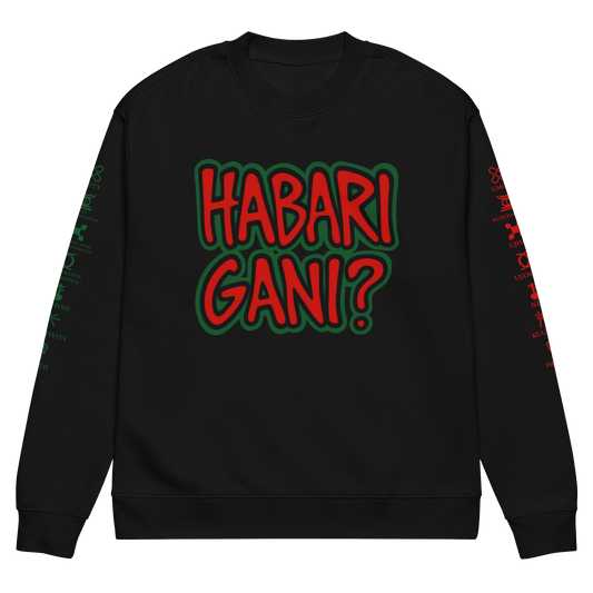 Habari Gani? Kwanzaa Crewneck