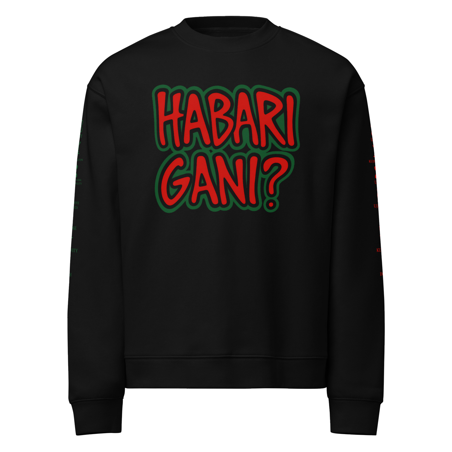 Habari Gani? Kwanzaa Crewneck