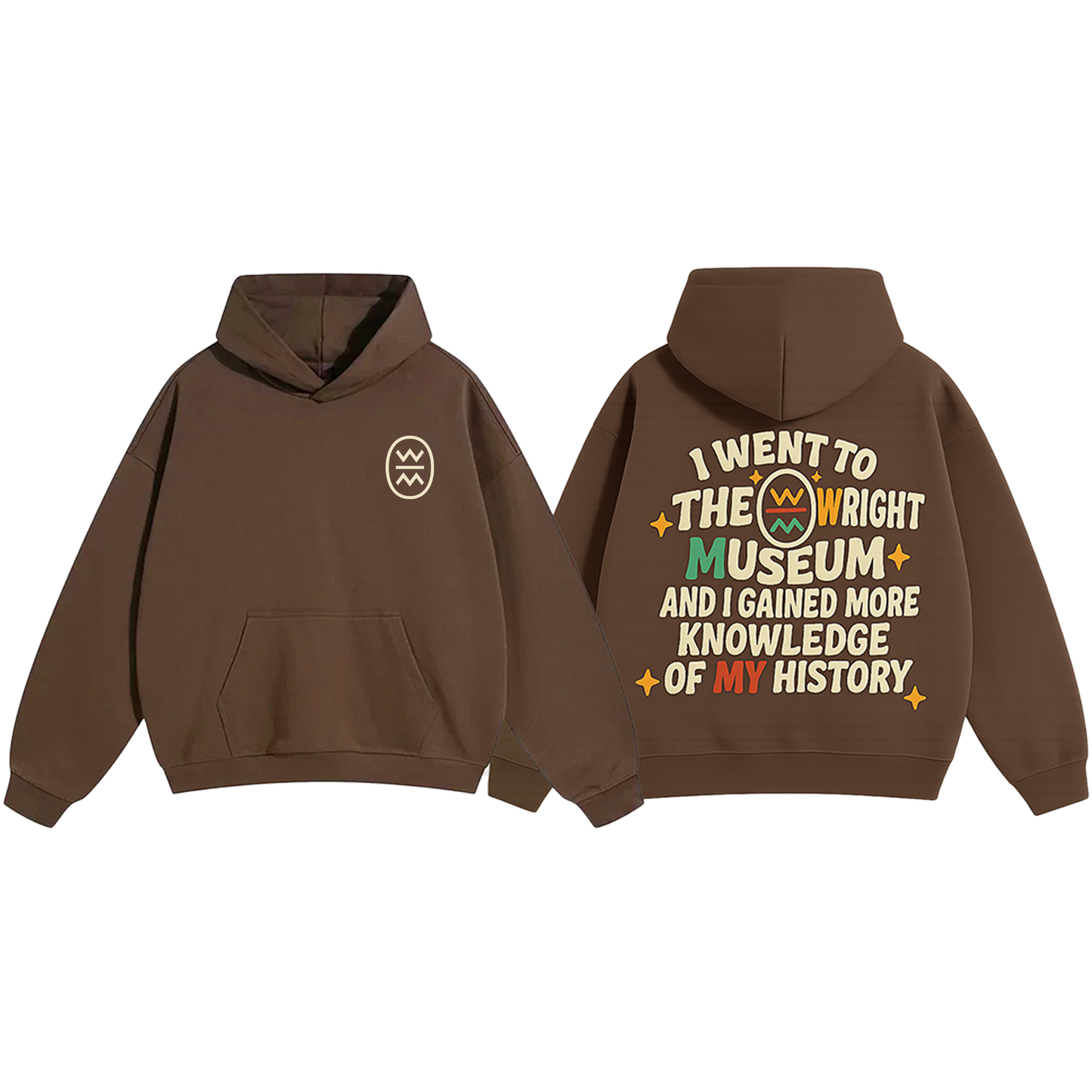 I Went To The Wright Puff Hoodie