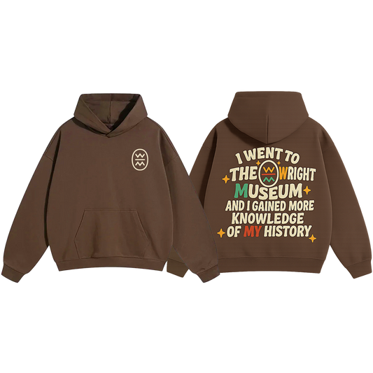 I Went To The Wright Puff Hoodie