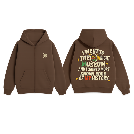 I Went To The Wright Puff Zip-Up