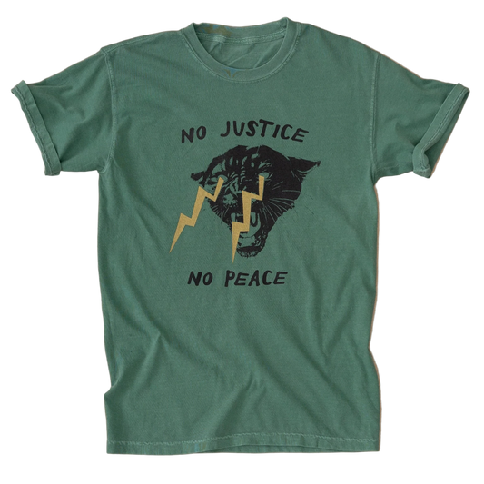 Philly Printworks No Justice No Peace Shirt (Green)*