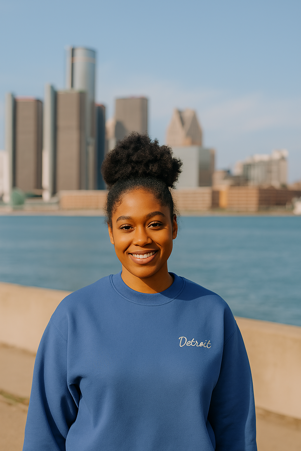 Detroit Cursive Sweatshirt*