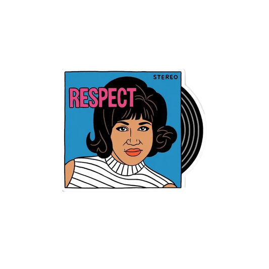 Aretha Franklin Respect Sticker
