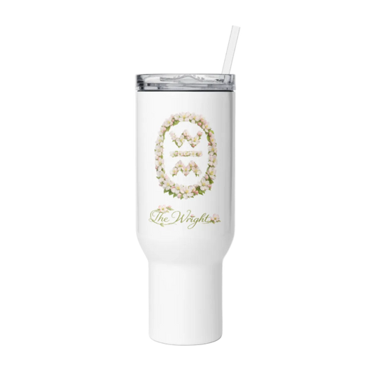 Bloom Travel Mug with a Handle
