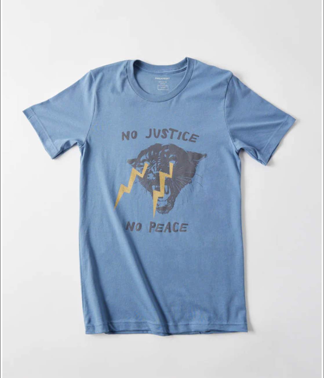 No Justice No Peace T-Shirt (Blue)