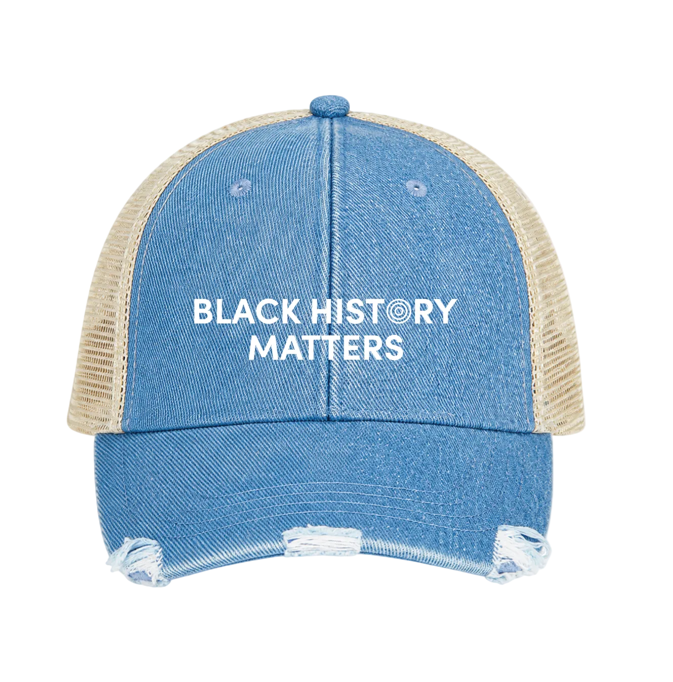 Black History Matters Denim Trucker Hat
