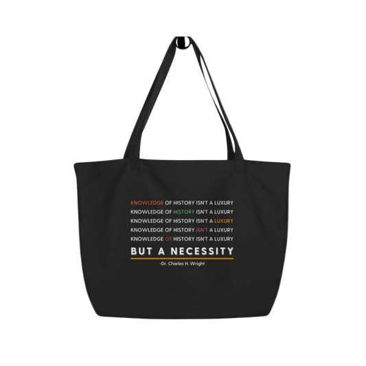 Dr. Charles H. Wright Large organic tote bag
