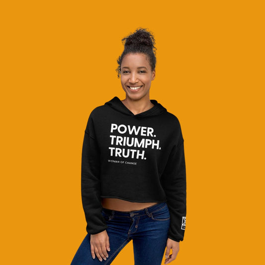 Woman of Change Cropped Hoodie