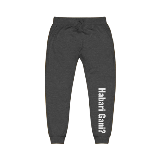 Habari Gani? Unisex fleece sweatpants