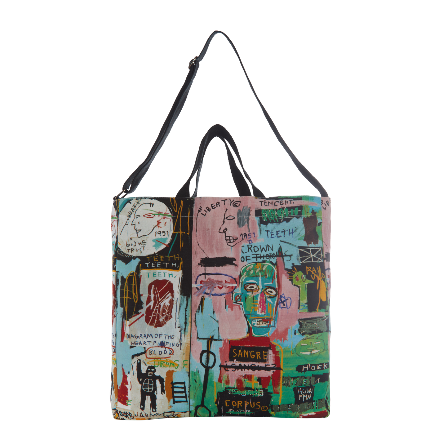 Jean-Michel Basquiat “In Italian” Crossbody Bag
