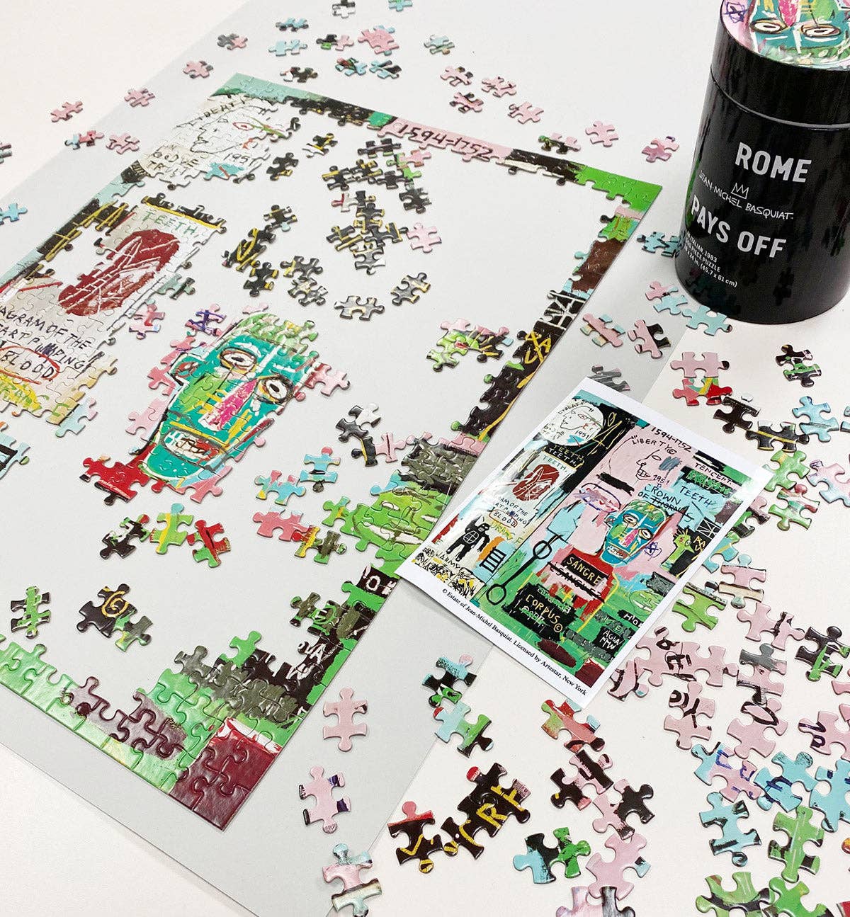 Basquiat "In Italian" Puzzle
