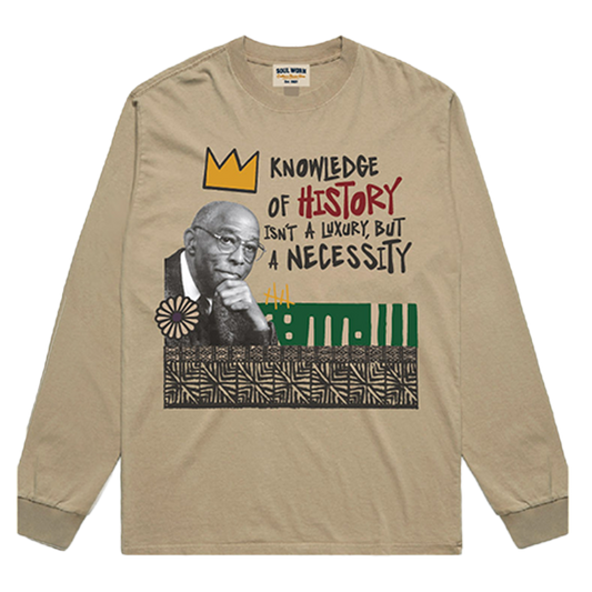 Dr. Wright Crown & Legacy Longsleeve T-Shirt (Tan)*