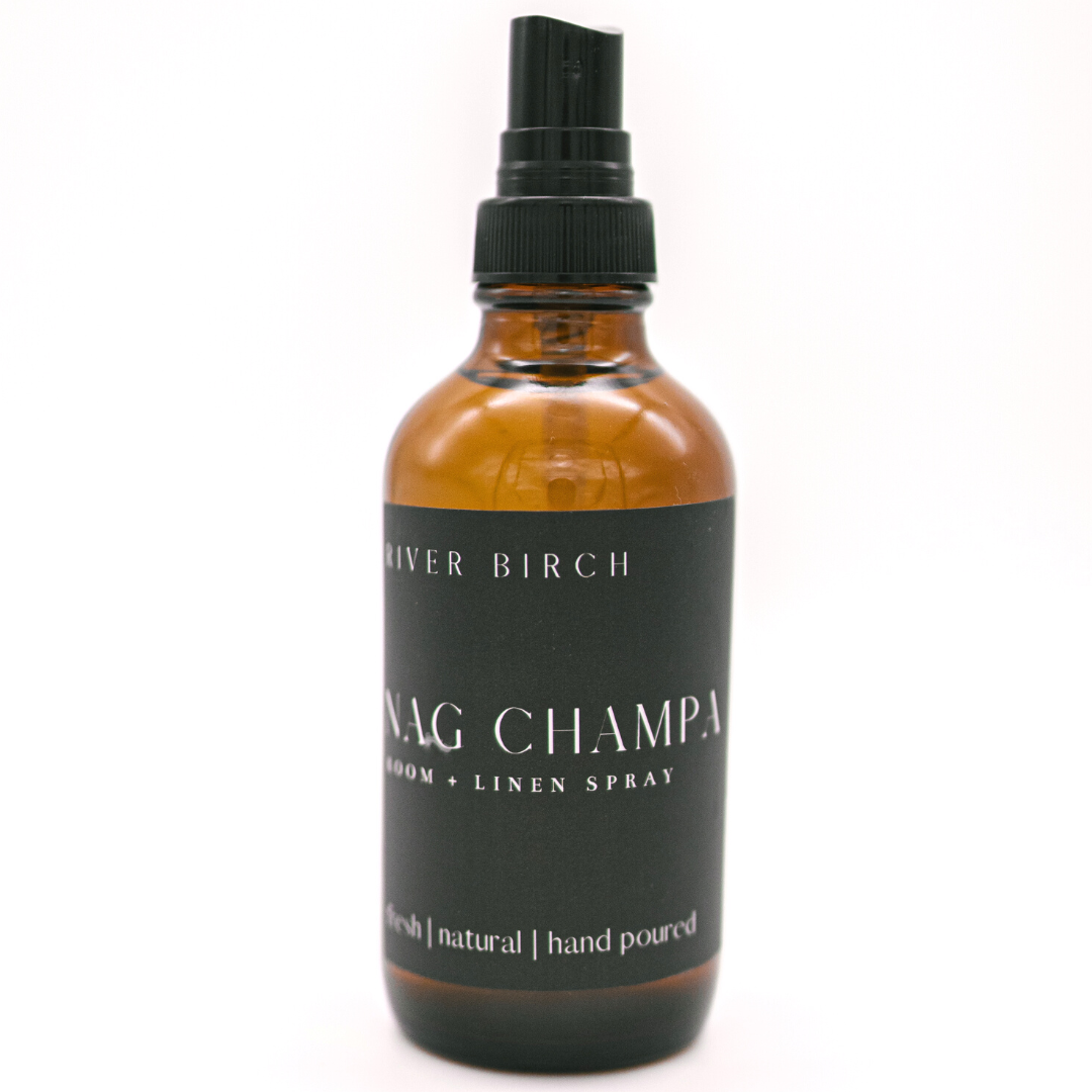 Nag Champa - 4 oz Amber Glass Room + Linen Spray