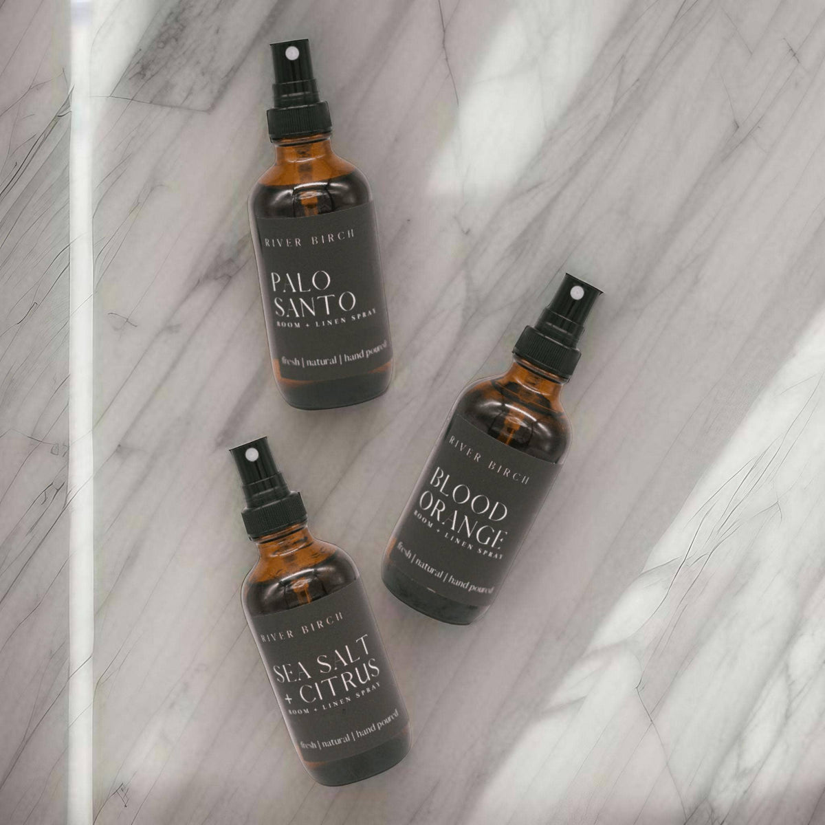 Palo Santo - 4 oz Amber Glass Room + Linen Spray