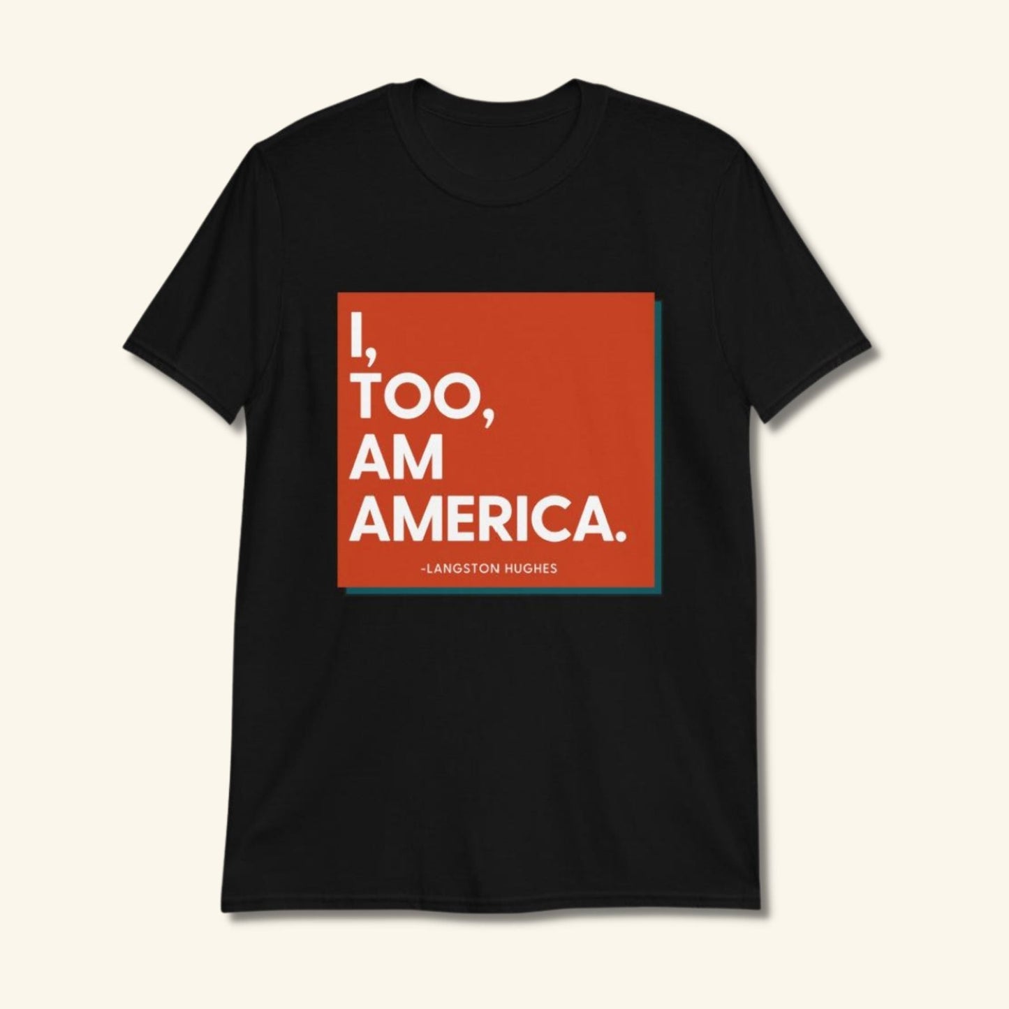 Monthly Subscription | Message T-Shirt - Langston Hughes