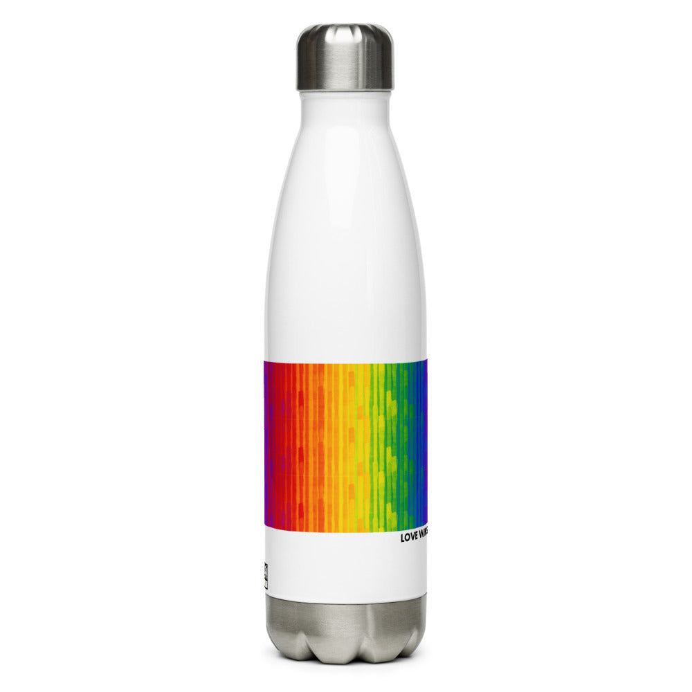 Love Wins Stainless Steel Water Bottle
