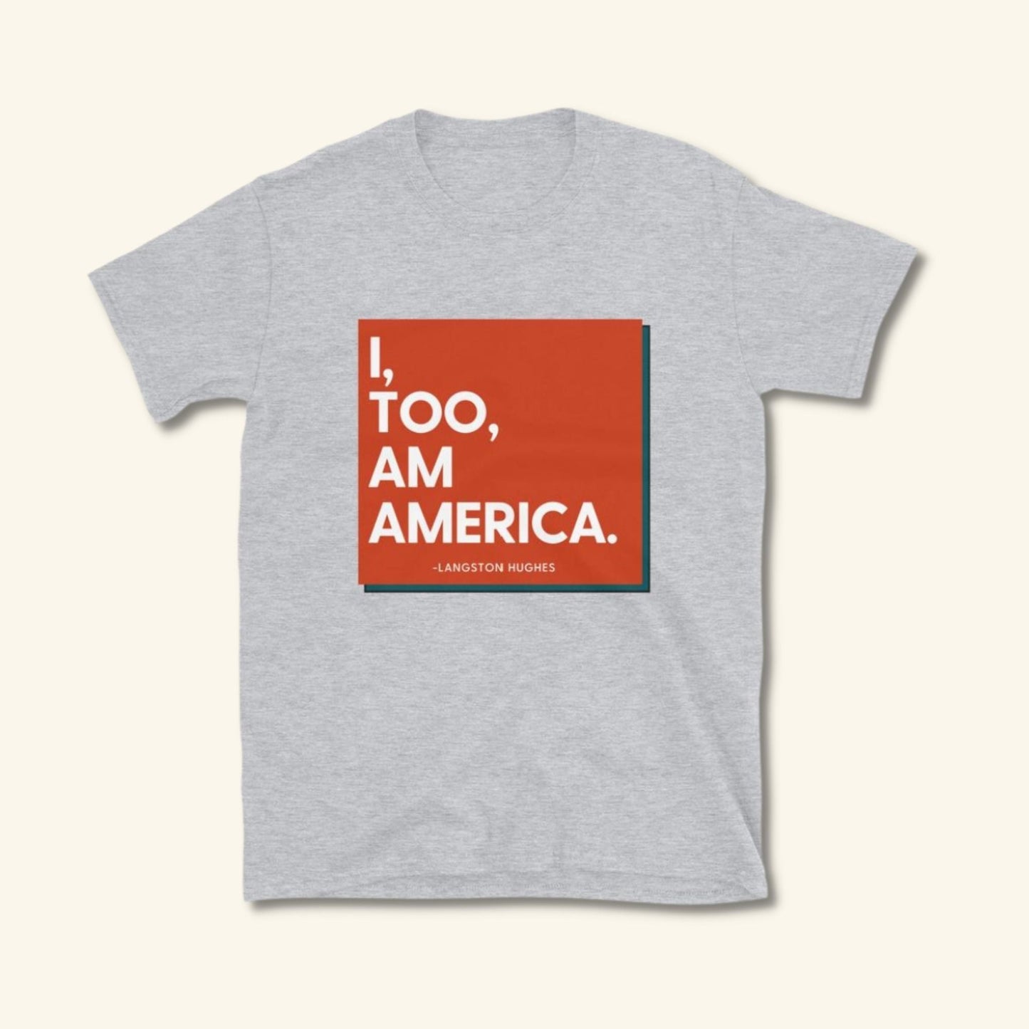 Monthly Subscription | Message T-Shirt - Langston Hughes