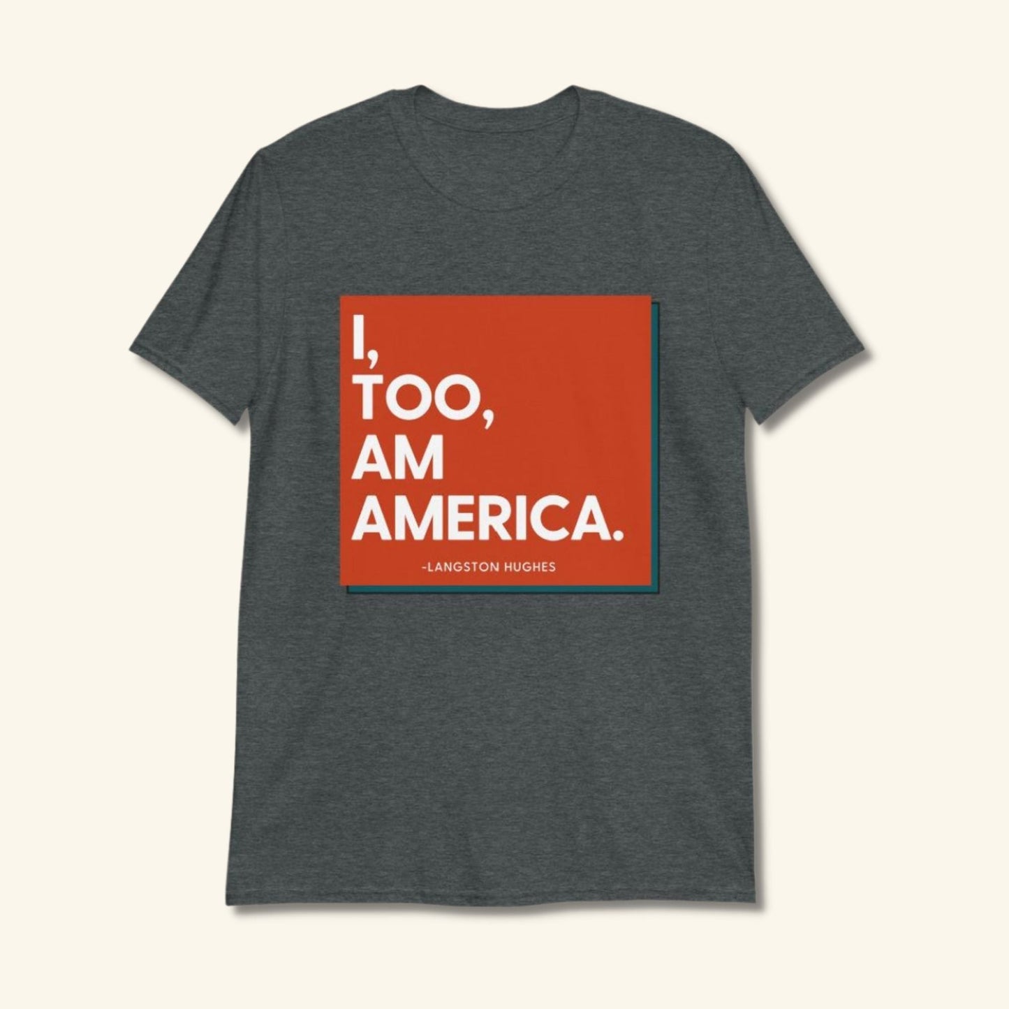 Monthly Subscription | Message T-Shirt - Langston Hughes