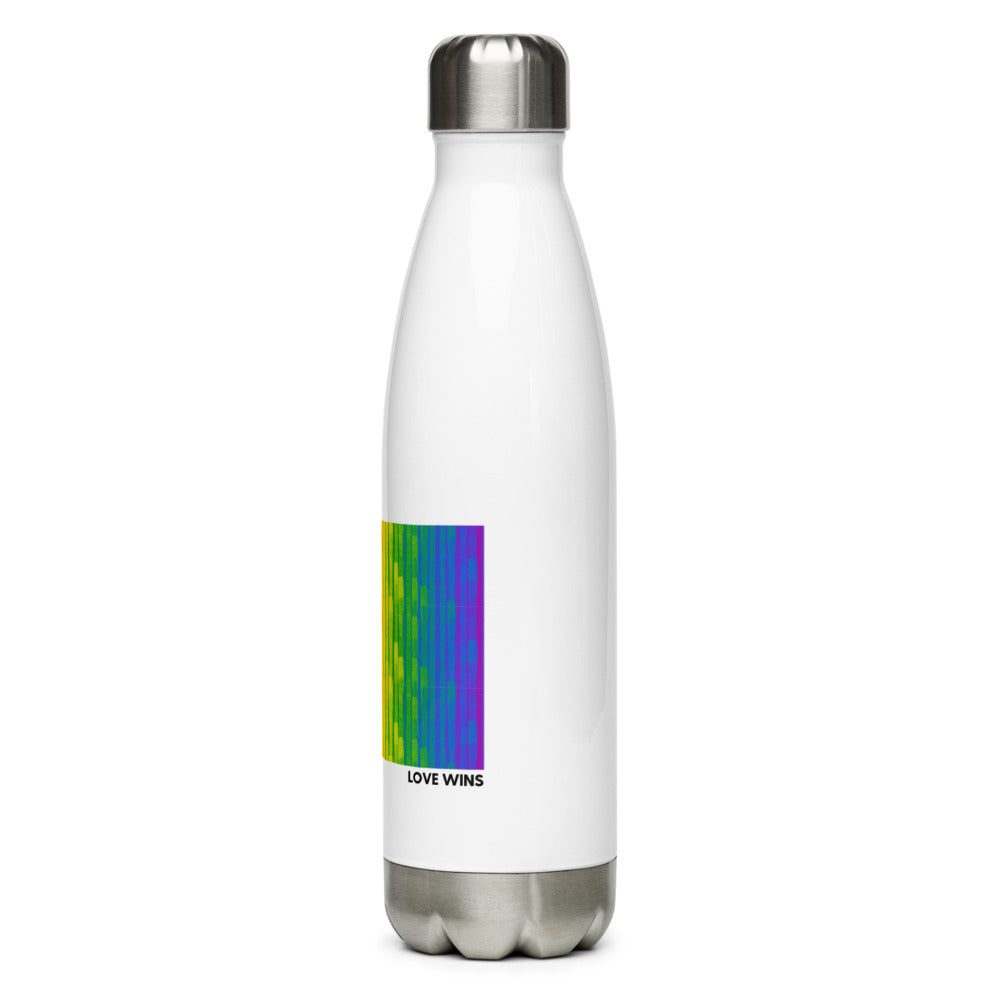 Love Wins Stainless Steel Water Bottle
