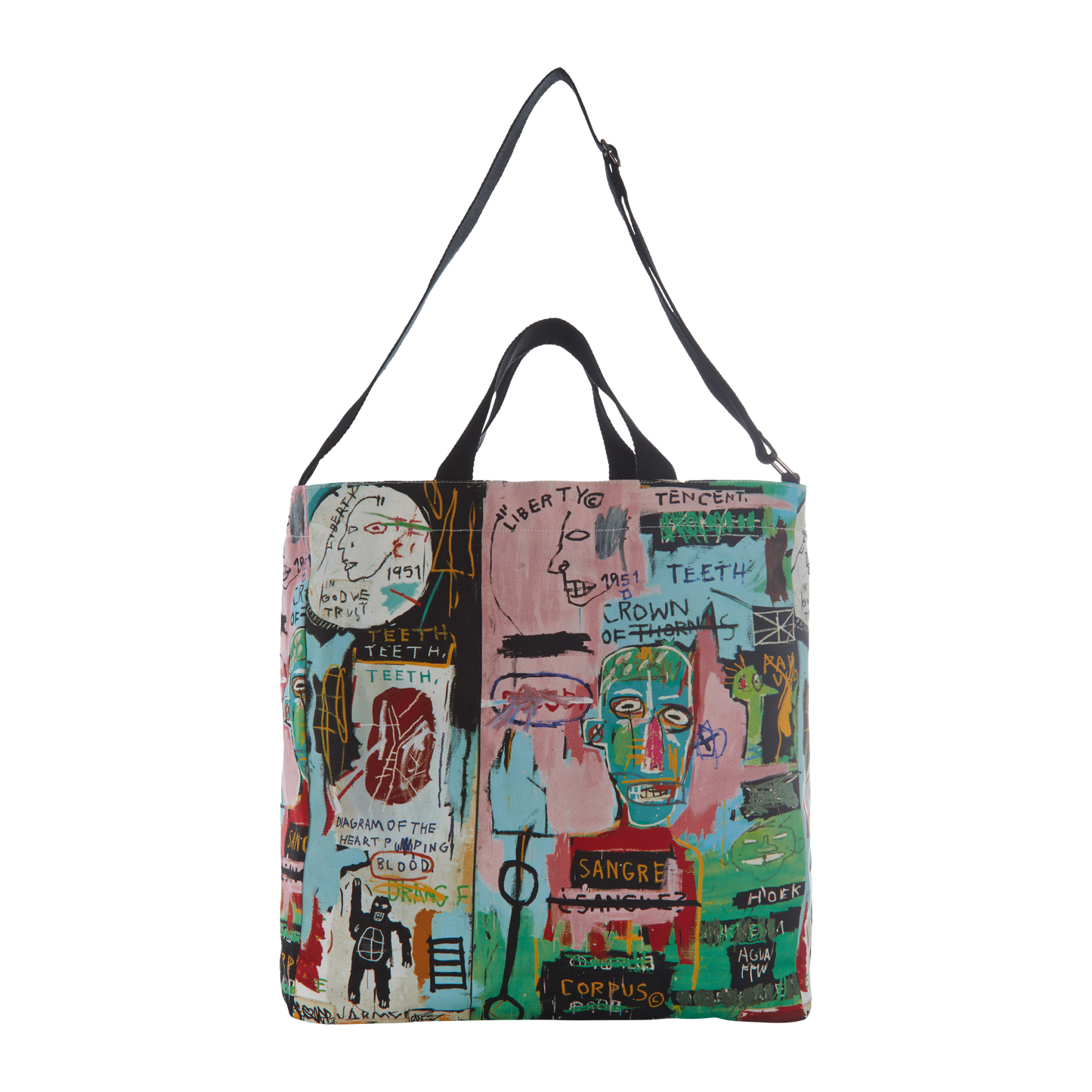 Jean-Michel Basquiat “In Italian” Crossbody Bag