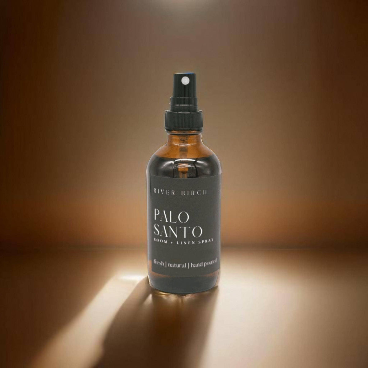 Palo Santo - 4 oz Amber Glass Room + Linen Spray