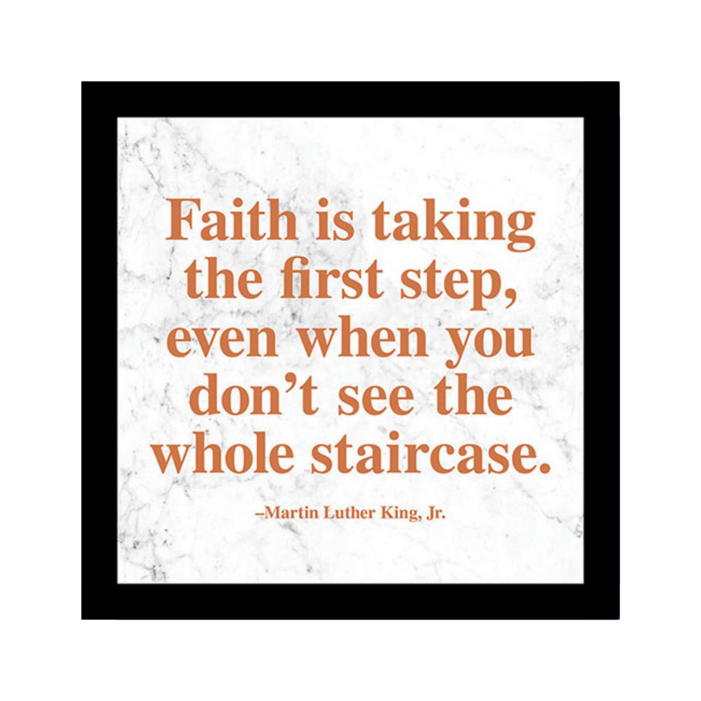 MLK "Faith" Quote Plaque