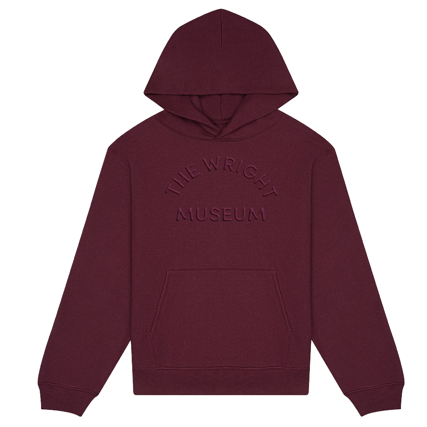 The Wright Museum Puff Hoodie (Burgundy)