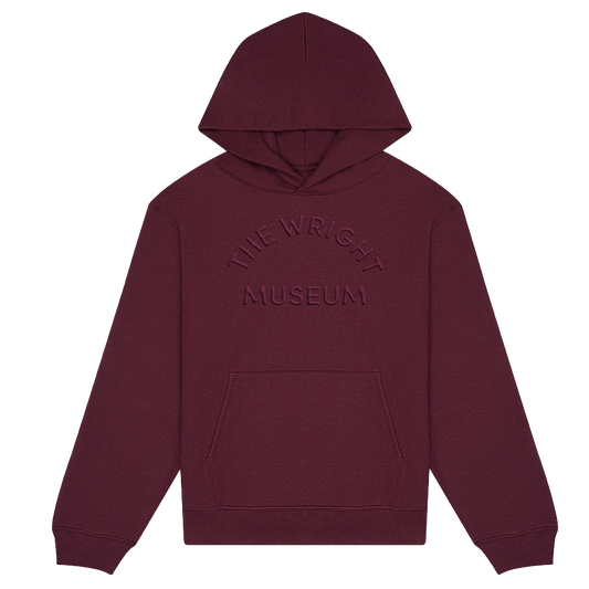 The Wright Museum Puff Hoodie (Burgundy)