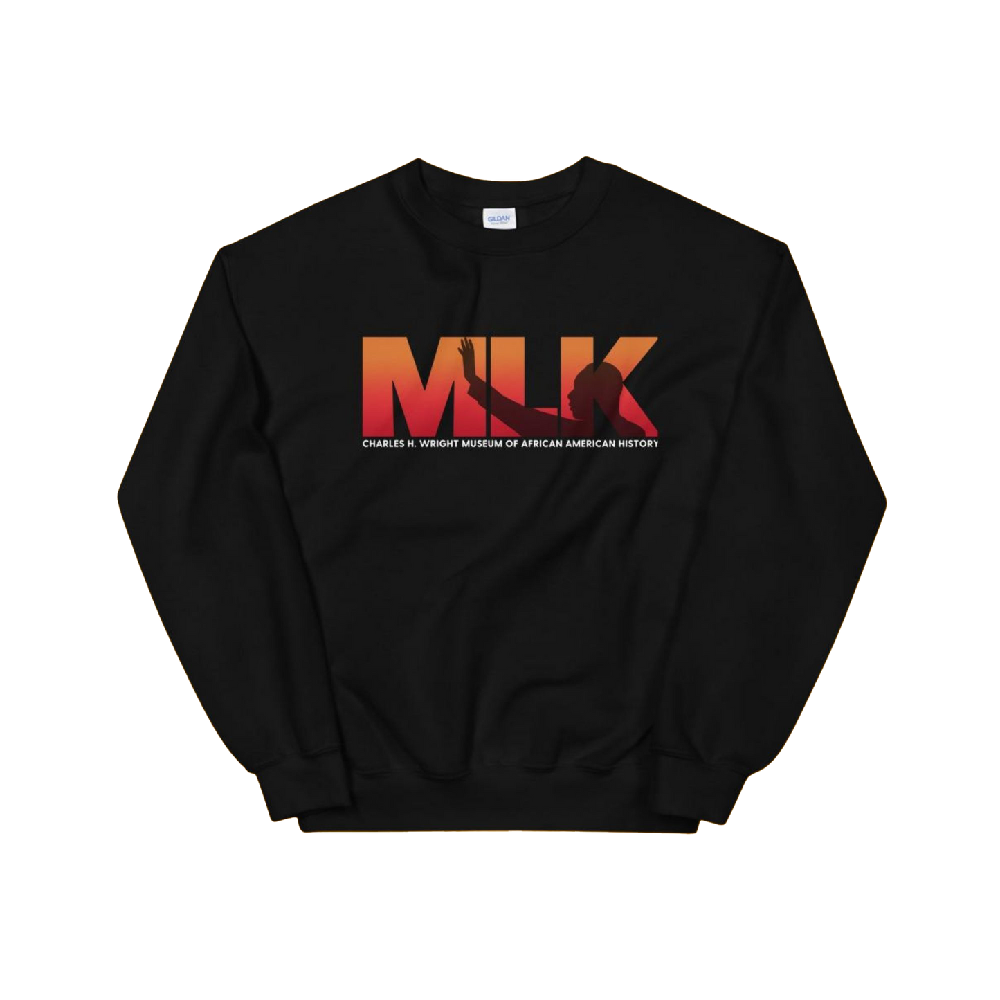 MLK in Red Unisex Sweatshirt