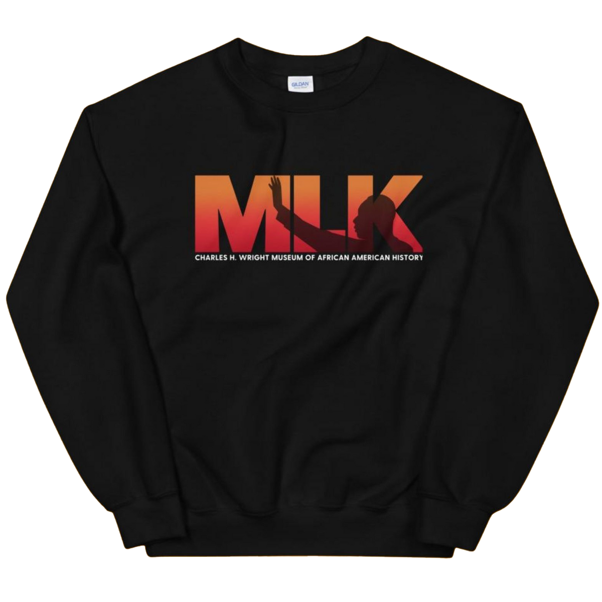 MLK in Red Unisex Sweatshirt