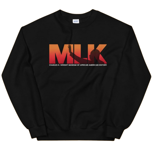 MLK in Red Unisex Sweatshirt