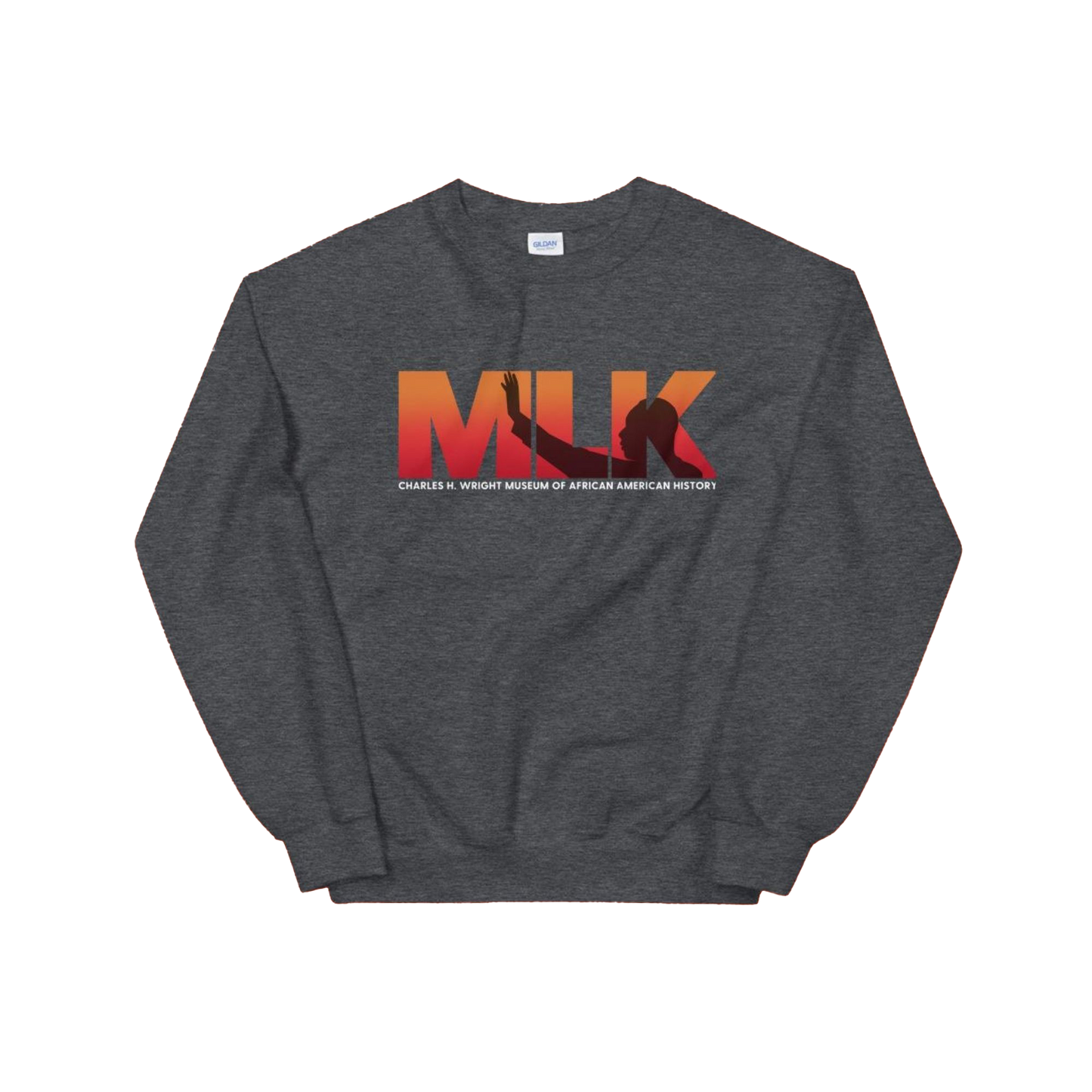 MLK in Red Unisex Sweatshirt