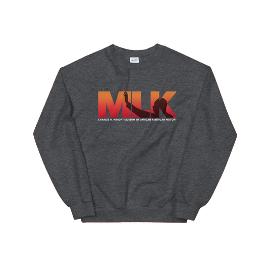 MLK in Red Unisex Sweatshirt