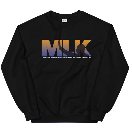 MLK in Blue Unisex Sweatshirt
