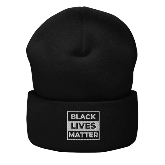 Black Lives Matter Cuffed Beanie