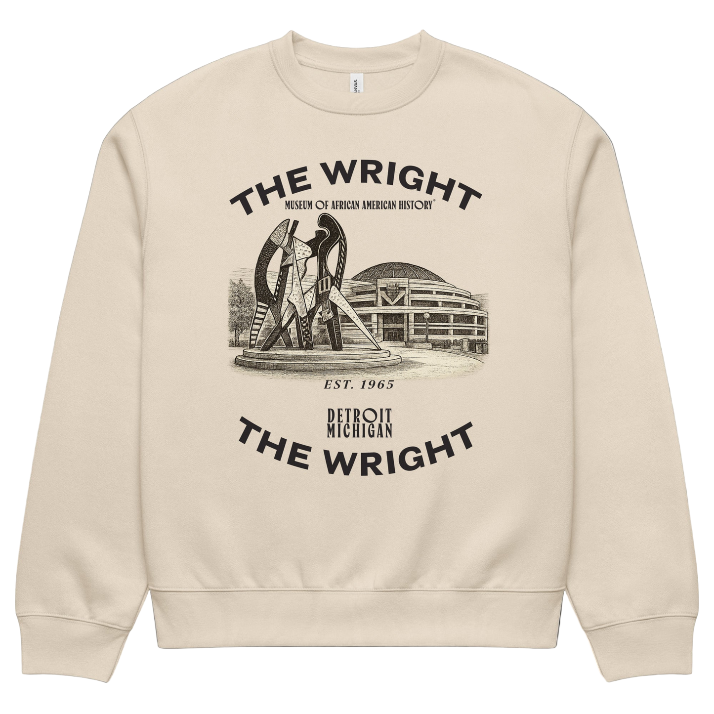 The Wright Sketch Oversized Crewneck