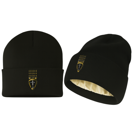 The Mask Satin Lined Beanie (Black)