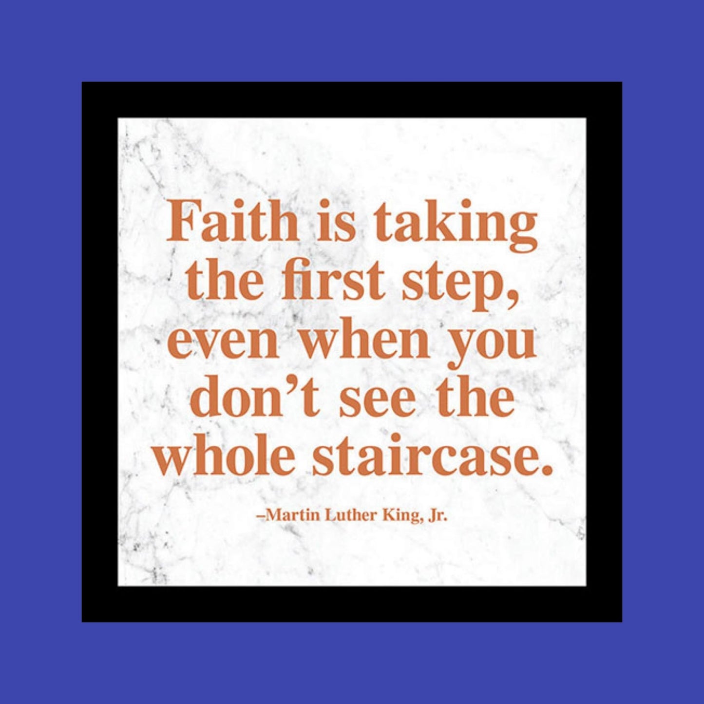 MLK "Faith" Quote Plaque