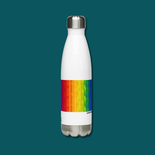 Love Wins Stainless Steel Water Bottle