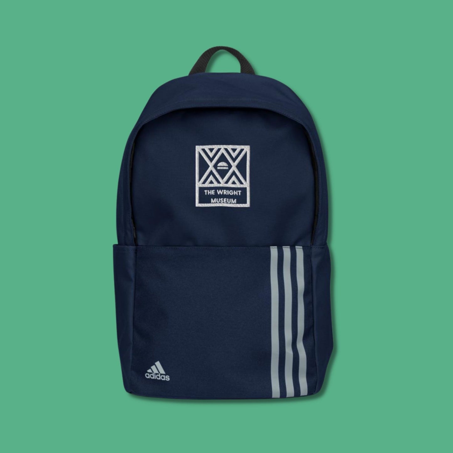 adidas backpack embroidered Wright Museum Embroidered Adidas Backpack