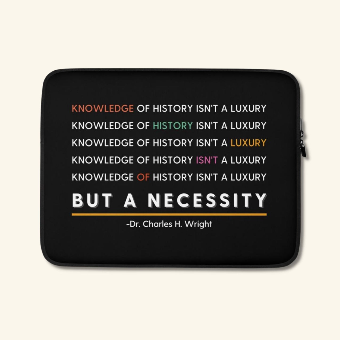 Dr. Charles H. Wright Laptop Sleeve